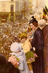 Astrid de Suède avec ses enfants - Unbekannter Künstler