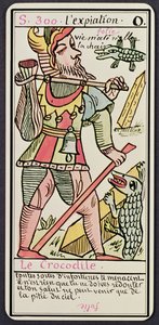 Expiation, carte de tarot, française - Unbekannt
