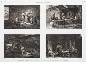 Boulangers et confiseurs, Égypte, vers 1798 - Unbekannt