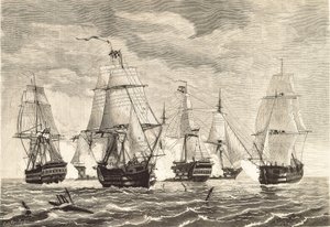 Bataille de Trafalgar (21 octobre) - Unbekannter Künstler