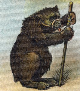 Ours. Gravure dans « Alphabet de ma petite fille ». Bernardin-Bechet et Fils, libraires-éditeurs, Paris, vers 1895. Album incassable sur toile. Bibliothèque des Bébés. 12 pages. Album contenant une méthode de lecture et un abécédaire illustré - Unbekannt