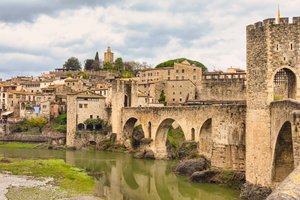 Besalu, Province de Gérone, Catalogne, Espagne, 2018