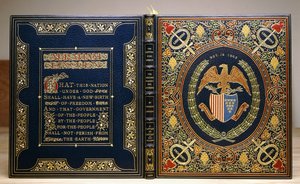 Reliure du livre "Le discours de Gettysburg et le second discours inaugural, 1928" - Unbekannt