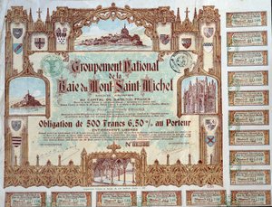 Obligation de 500 Francs - Unbekannt