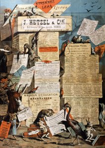 Publicité pour les éditions Hetzel