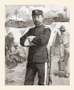 Général de brigade Frederick Funston du 20e volontaires du Kansas juste après sa promotion pour bravoure Frederick N. Funston
