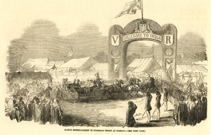 Caleche britannique à Bombay, vers 1800 (illustration) - Unbekannter Künstler