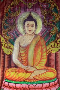 Bouddha jeudi. Wat Simuong. Wat Si Muang. Vientiane, Laos