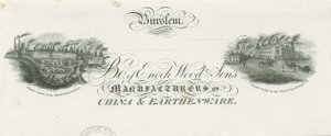 Burslem - En-tête de facture de Enoch Wood & Sons - Unbekannt