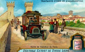 Bus quittant Terni - Unbekannter Künstler