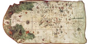 COSA, Juan de la (1460-1510). Cartographe. Carte par Juan de la Cosa (1500). ESPAGNE. MADRID (COMMUNAUTÉ AUTONOME). Madrid. Musée de la Marine - Unbekannter Künstler