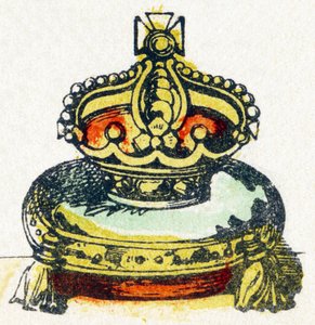 C - Couronne - Alphabet - divertissements enfantins - Imagerie d