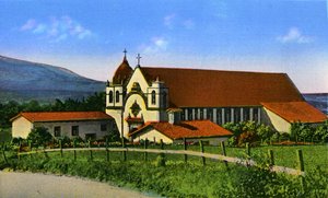 Californie : Mission El Carmel - Unbekannter Künstler