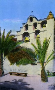 Californie : Cloches de la mission San Gabriel, San Gabriel