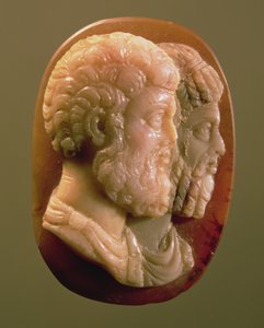 Camée représentant Marc Aurèle et Lucius Verus