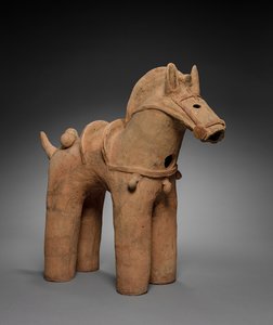 Cheval Haniwa caparaçonné, 400s-500s