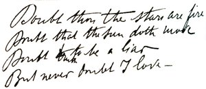 Citation du journal du capitaine Alfred Dreyfus de Hamlet (gravure) - Unbekannt