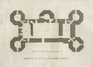 Église du château - Château de Stafford : gravure, nd [XIXe siècle] - Unbekannt