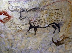 Peintures rupestres trouvées dans la grotte d