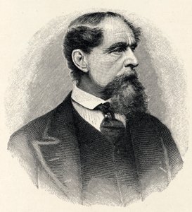 Charles Dickens - portrait - Unbekannter Künstler
