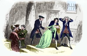 « Un conte de deux villes » de Charles Dickens : Légende : Après la sentence. - Lucie Manette s