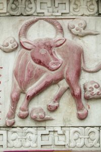 Signe astrologique chinois, Temple du Nuage Blanc, Pékin, Chine - Unbekannt