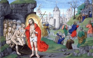 Christ dans les enfers - Unbekannter Künstler