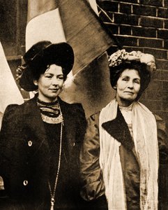 Christabel et Emmeline Pankhurst (photo) - Unbekannter Künstler