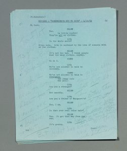 Collection de feuilles de script révisées du dernier et inachevé film de Marilyn Monroe, 