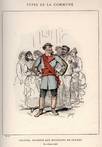 Commune de Paris : costume de COLONEL DÉLÉGUÉ AUX AMBITIONS DE GUERRE (18) dans « Les Communeux » - Unbekannt