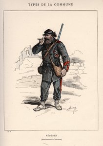 Commune de Paris : costume de FÉDÉRÉS dans "Les Communeux" - Unbekannt
