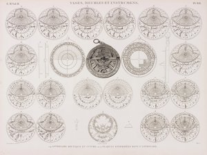 Astrolabe koufique en cuivre et plaques d