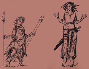 Costumes des Francs, IVe - VIIIe siècle - Unbekannter Künstler