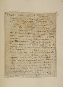 Lettre de Henry VIII à Thomas Wolsey, juin 1518 - Unbekannter Künstler