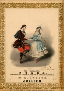Couple dansant la Polka - Unbekannter Künstler