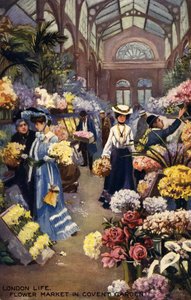 Marché aux fleurs de Covent Garden - Unbekannter Künstler