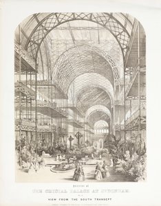 Palais de Cristal, après la Grande Exposition Vue depuis le transept sud, Palais de Cristal, Sydenham - Unbekannt