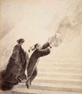 Dante, poussé par un simple signe de Béatrice, monte l