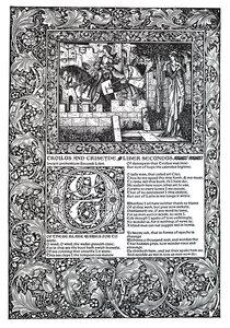 Poème décoratif de Geoffrey Chaucer - Unbekannt