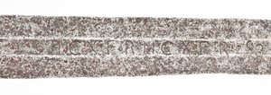 (détail) épée médiévale tardive avec lame viking antérieure et armoiries de la famille De Bohun - Unbekannt