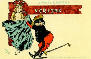 Affaire Dreyfus - caricature - Unbekannter Künstler