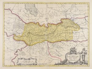 Ducatus Gelriae pars prima quae est Neomagensis auctore Bartholdo Wicheringe. - Unbekannter Künstler