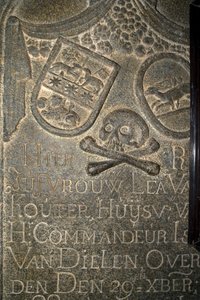 Pierre tombale néerlandaise dans l