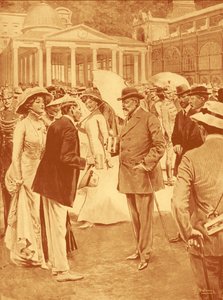 Édouard VII aux sources de Marienbad - Unbekannter Künstler