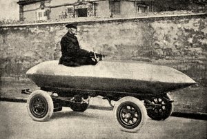 Voiture de course électrique - Unbekannter Künstler