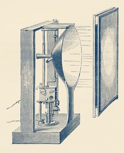 Projecteur électrique utilisé dans Le Prophète de Meyerbeer - Unbekannter Künstler