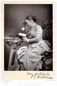 Elizabeth Garret Anderson, médecin, vers les années 1880