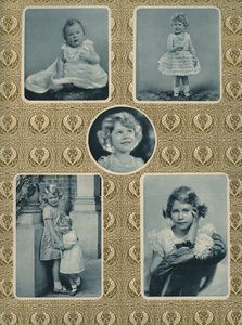 Elizabeth II et la princesse Margaret enfants - Unbekannter Künstler