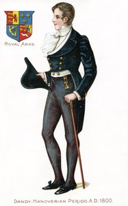 Dandy anglais 1800 - Unbekannter Künstler