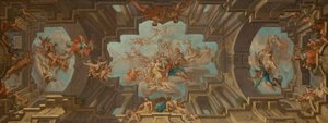 Projet de fresque au plafond - Unbekannter Künstler